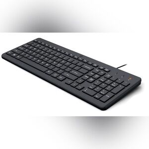 HP- Black Wired Keyboard NIB